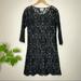 Anthropologie Dresses | Anthropologie Hd In Paris Black Lace Dress Size Small | Color: Black | Size: S