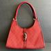 Gucci Bags | Gucci Red Gg Canvas Jackie Bardot Shoulder Bag Vintage | Color: Red/Silver | Size: Os