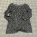 J. Crew Tops | J Crew Silver All Over Sequin Cotton Blouse 3/4 Sleeve Stretch | Color: Gray/Silver | Size: S