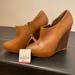 Zara Shoes | New! Beige/Tan/Nude Brand New Zara Wedges Wooden Heel | Color: Brown/Tan | Size: 37