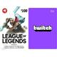 League of Legends €100 Guthaben (Digital Code) + Twitch €15 Guthaben (Digital Code)