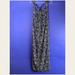 Michael Kors Dresses | Michael Kors Blue/Black Abstract Maxi Dress (Xs) | Color: Blue/White | Size: Xs