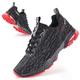 Mens Trainers Road Running Shoes Walking Tennis Trainers Fitness Gym Trainers Lightweight Jogging Shoes Casual Sports Shoes Black 7 UK