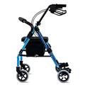 Walker Elderly Lightweight Wheelchair Ultra Light Shopping Trolley with Seat Pedal Walker Walker Gift Lofty Ambition