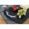 The Just Slate Company Medium Serving Tray with Antler Handles