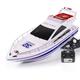 Goolsky Remote Control Boat 2.4GHz High Speed 30km/h Speedboat Waterproof Remote Control Ship 70cm/27.56inch Radio Controlled Simulation Yacht Boat Toys for Kids