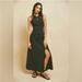Free People Dresses | Free People Spell On You Maxi Dress Smocked Pullover With Long Slit Nwt Large | Color: Black | Size: L