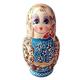 BOGAZY Russian Nesting Dolls Stacking Dolls Nesting Dolls Set 10 pcs,Nesting Doll in Russia Traditional Clothes，Wooden Russian Nesting Dolls Matryoshka Dolls