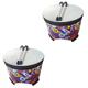FAVOMOTO 2 Sets Percussion Drum Small Drum Drum Toy Children Drum Educational Toys Percussion Instrument Toy Toys for Percussion Toy Music Sheepskin Drum Instrument