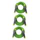 POPETPOP 3pcs Skipping Rope High Grade Material Jump Rope Replacement Chaise Slings Ball-bearing Jump Rope Adjustable Hand Grip Green Adustable Jump Rope Fitness Aluminum Alloy Rubber Rope