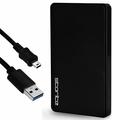 Storite 2.5" 1TB Ultra Slim Portable External Hard Drive HDD Backup Storage with Fast Data Transfer USB 2.0 Hard Drive Compatible with PC, Mac, Laptop and Desktop (Black)