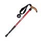 Lightweight and Portable Trekking Pole 4 Section Walking Stick,T Handle Four Section Trekking Stick,for Hiking Mountaining Camping