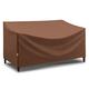 Arcedo Patio Sofa Cover, Waterproof Outdoor 3 Seater Couch Cover, Heavy Duty Outdoor Sofa Cover, Durable Windproof Patio Furniture Sectional Cover, 90W x 34D x 32 H Inch, Brown