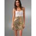 Free People Dresses | Free People Stephs Sparkle Sequin Mini Tank Dress | Color: Gold/White | Size: 0