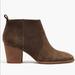 Madewell Shoes | Madewell Suede Bootie | Color: Brown/Tan | Size: 7
