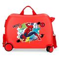 Joumma Marvel Spiderman Urban Children's Suitcase Red 50 x 38 x 20 cm Hard ABS Combination Lock Side 38L 1.8 kg 2 Wheels Hand Luggage, red, Children's Suitcase