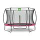 EXIT Toys Silhouette Trampoline - 10ft - Round Outdoor Trampoline for Toddlers and Kids - Includes Safety Net and Feet Safety System - Competitively Priced - Safe Entry - Great Jumping Power - Pink