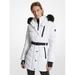 Michael Kors Jackets & Coats | Michael Kors Outlet Faux Fur Trim Quilted Puffer Coat White (White) Xxs New | Color: White | Size: Xxs