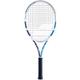 Babolat Evo Drive Tennis Racket, Color- White/Blue, Grip Size- Grip 3: 4 3/8 inch