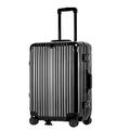 NESPIQ Business Travel Luggage Travel Luggage Suitcase Spinner with Wheels,Hardside Carry On Suitcase for Travel Light Suitcase (Color : Black, Size : 26in)