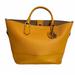Michael Kors Bags | Michael Kors Trista Large Leather Grab Bag Marigold | Color: Gold | Size: Os