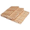 Home Supplies Direct Wooden Clothes Pegs Clips Pine Wood Washing Line Airer Laundry Sprung Garden Peg (1152)