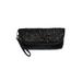 Fossil Leather Wristlet: Pebbled Black Print Bags