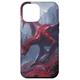 Hülle für iPhone 14 Plus Blutrot Drache Roter Drache Fantasy Fabelwesen