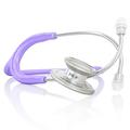 MDF MD One Stainless Steel Stethoscope, Adult, Pastel Purple Tube, Silver Chestpieces-Headset, MDF77707