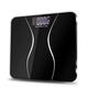 Weighing scale Bathroom Scale, Smart Household Glass Body Scales, Floor Digital Electronic Body Weight Scale, LCD Display, 180Kg, Black
