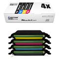 Eurotone 4x Premium Laser Toner Set for Samsung CLP-770 CLP-775 Serie: CLP-770ND CLP-770NDK CLP-770NDKG CLP-775ND - alle Colors - Black Cyan Magenta Yellow