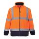 Portwest Hi-Vis Two Tone Fleece, Size: 4XL, Colour: Orange/Navy, F301ONR4XL