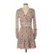 Scotch & Soda Casual Dress: Pink Floral Dresses - Women's Size Small