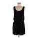 24/7 Maurices Casual Dress - Mini Scoop Neck Sleeveless: Black Print Dresses - Women's Size Medium