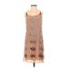 Alice + Olivia Casual Dress - Slip dress: Brown Dresses - Women's Size X-Small