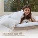 Oversized King Goose Feathers Down Comforter, Soft Cotton Cover, 750 Fill Power Medium Weight, Fluffy Goose Down Duvet Insert