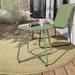 Patio Side Tables for Outside, Small End Table Accent Table Metal Round for Deck Garden Porch Balcony Yard Lawn