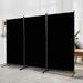 Portable Room Divider Wall Screen 3 Panel, Folding Partition Privacy Screen Walls Dividers for Room Separator - 34"- 3 Panel