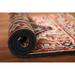 Navy Blue & Orange Heriz Serapi Foyer Rug Handmade Wool Carpet - 2'0" x 3'0"