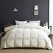 Feathers Down Comforter Super King, Cooling Feathers Down Duvet for Warm Weather, Organic Cotton, 750 Fill Power Down Duvet