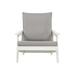 Outdoor Loveseat, Sofa Chair With Cushion, HIPS Frames, Stainless Steel Hardware, Comfortable Armrests Garden Sofa Furniture