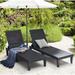 Nestl Waterproof, Lightweight, and Adjustable Outdoor Chaise Lounge Chairs for Patio and Poolside - 74.5" x 22.8" x 11.2"