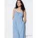 Women's Printed Flare Camisole Dress | Blue | Small | UNIQLO US