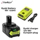 Für Ryobi 18V 6800mAh Hohe Kapazität Lithium-Batterie für Ryobi ONE + P102P103P104P105 P107 Cordless