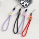 Jewelry Keys Short Rope Phone Charms Hand Strap Flowers Phone Strap Wrist Hand Lanyard Mobile Phone