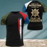 Tschechische Armee T-Shirt für Männer Veteran Tarnung T-Shirt Tops 3d tschechische National flagge