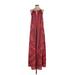 Flying Tomato Casual Dress - Maxi: Red Aztec or Tribal Print Dresses - Women's Size Small