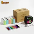 Printer Set Comes With Color Self-adhesive Paper Color Thermal Paper Ten-year Three-proof Paper