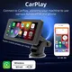 Portable Car Stereo Wireless For Carplay Android Auto RF Transmission USB Reading MP5 Player With