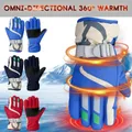 New Fashion Winter Must Thicken Warm Non-slip Children Ski Gloves Snow Snowboard Long-sleeved Mitten